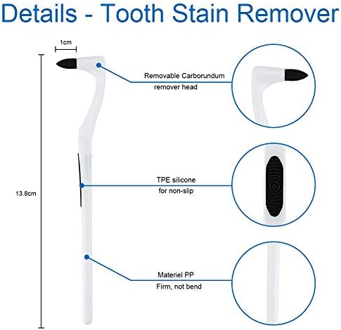 Tooth Stain Remover, Dental Plaque Tool, Tartar Eraser Polisher, Professional Teeth Whitening Polishing Cleaning Kit, Home Calculus Removal Effectively, NOT Electric Cleaner Brush/Dentist