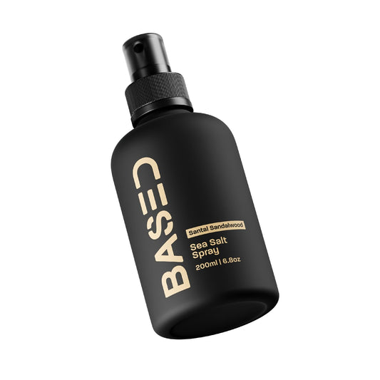 Based Bodyworks Sea Salt Spray, Natural Finish Sea Salt Spray for Hair, Volumizes & Texturizes, Infused with Kelp & Vitamin B5, Light & Non-Greasy, Paraben, Sulfate, Phthalate Free, 6.8 oz (Pack of 1)