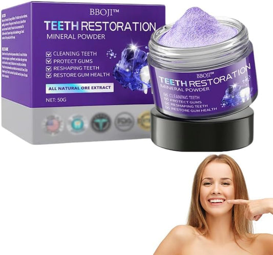 BBOJI Teeth Restoration Mineral Powder,BBOJI Tooth Restoration Mineral Powder,Protect Teeth and Gums and Solve Oral Problems (1)