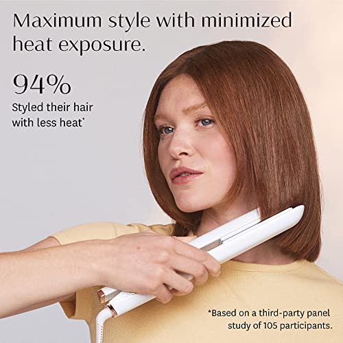 T3 SinglePass StyleMax Professional 1" Ceramic Flat Iron with Custom Heat Automation, 9 Heat Settings, Longer Ceramic Plates, for Straightening, Waving, Curling & Styling