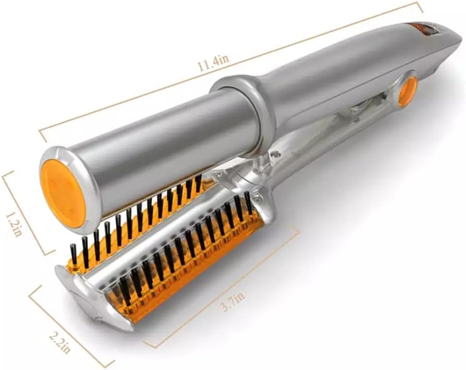 Curling and straightening 2 in 1 Hairdresser Electric Curling Iron Splint Dry and Wet Styling Tool