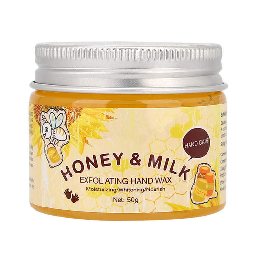 50G Hand Moisturizing Mask, Milk Honey Exfoliating Moisturizing Lightening Hand Care Mask For Dry Cracked Hands Repair Of Rough Kkin For Women And Men