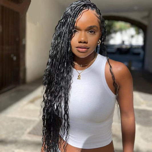 Deep Wave Bulk Human Braiding Hair 100 percent Human Hair Unprocessed Brazilian Virgin Hair for Human Hair Extensions 1 Braids Per of 1 pack 50g 16 Inch Human Hair for Micro braiding No Weft