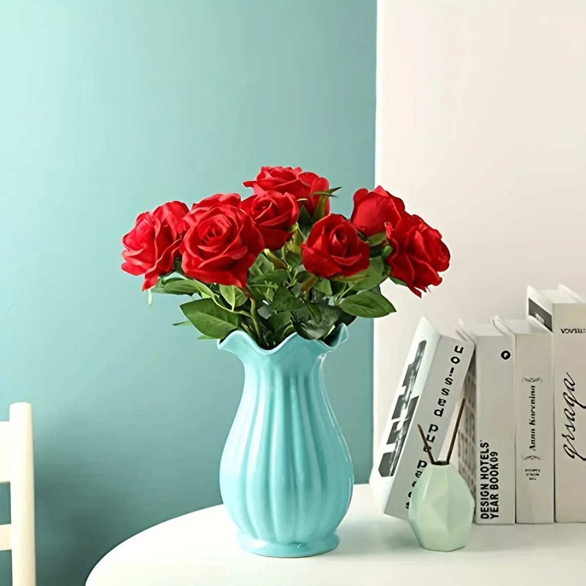 20PCS Realistic Artificial Rose Bouquet